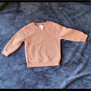 Pink Fuzzy Pullover Sweater